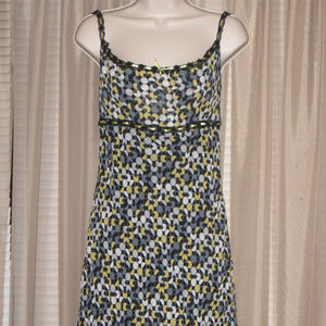 B&Y Geometric Pattern Summer Spaghetti Strap Dress